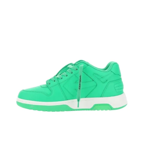 OFF-WHITE Out Of Office Skateboard Shoes Men Low-Top Green