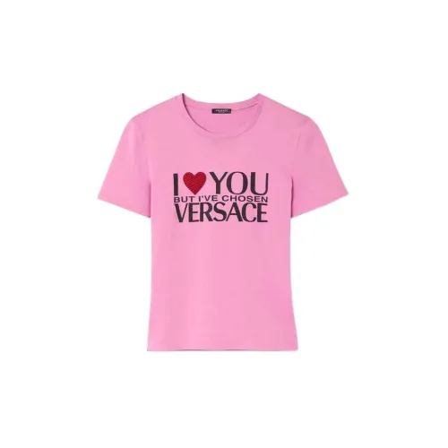 VERSACE T-Shirts Women's Pink