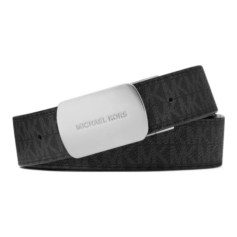 MICHAEL KORS Leather Belts Men Black-0