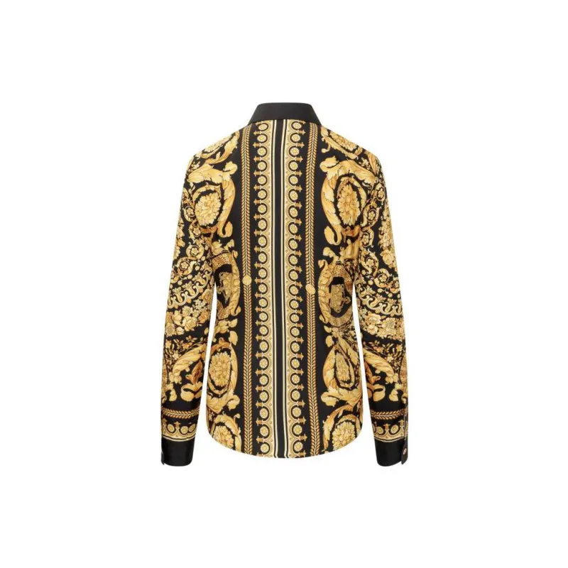 FANSIZHE VERSACE Shirt Women's Black-1