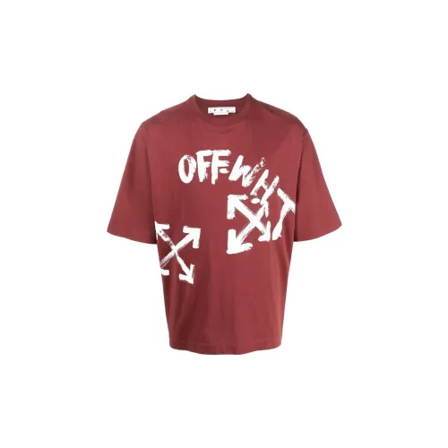 OFF-WHITE T-Shirts Men Red