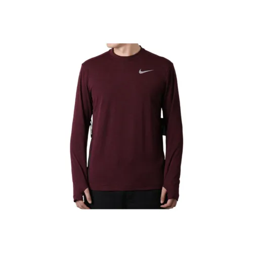 Nike T Shirts Men Deep Red