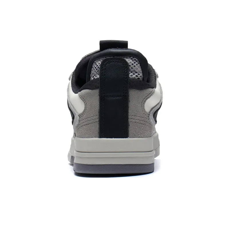 LINING Wei Wu PRO Skateboard Shoes Men Low Top Round Moon Gray/Ecru/Black-5