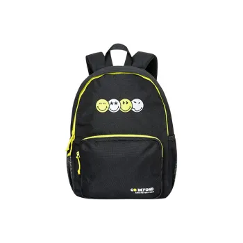 Anta SmileyWorld️® Collaboration Life Collection Oxford Backpack Unisex Black