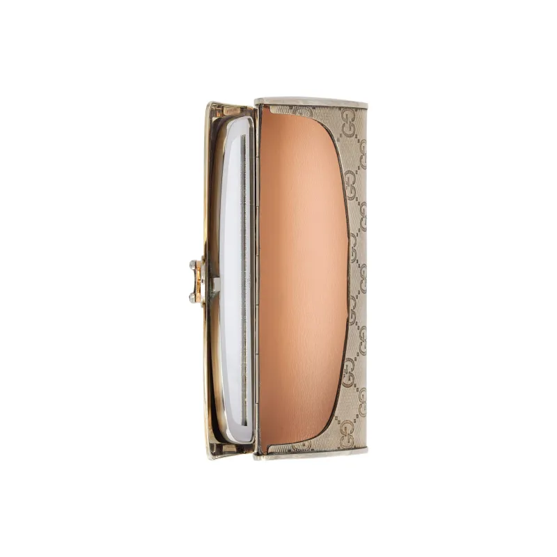 GUCCI Crystal Clutch Women's Silver-6