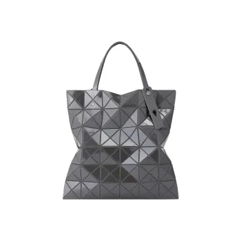 ISSEY MIYAKE Nylon Tote Bag Shopping Bag Handbag Shoulder Bag Women's Gray Black