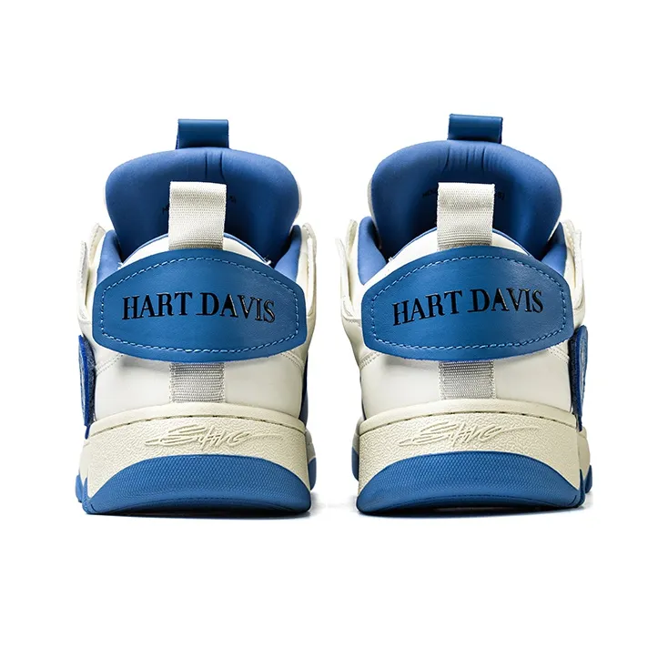 HART DAVIS Rebel II Stylish Skateboarding Shoes Unisex Blue White-3