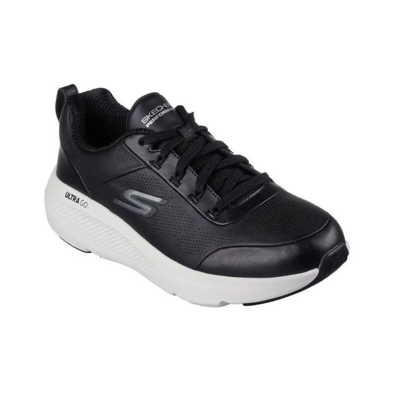 Skechers GO RUN Elevate Wear-Resistant Cushioning Breathable Lightweight Low-Top Running Shoes Women's Black White-2
