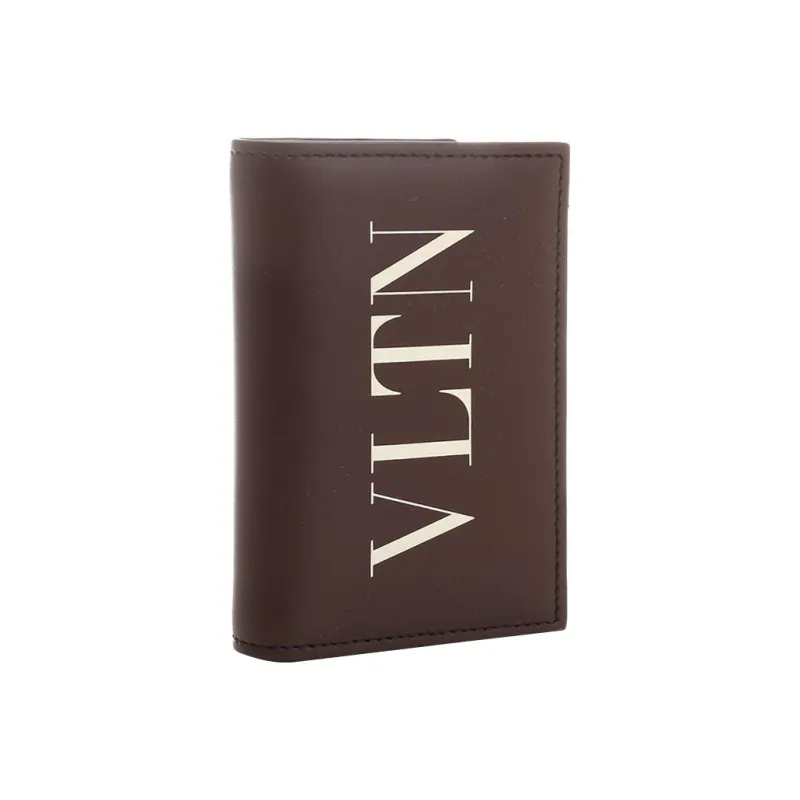 Valentino GARAVANI Calfskin Wallet Men's Burgundy-2