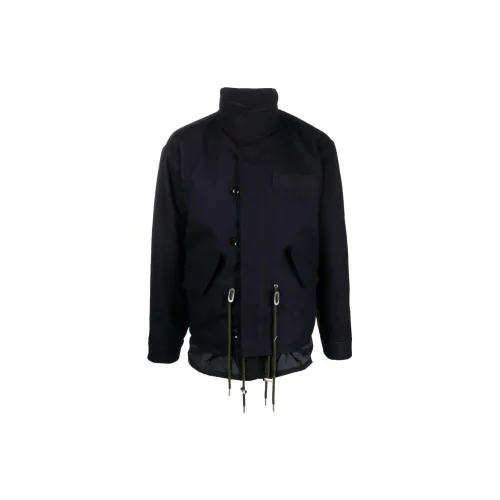 Sacai Jackets Men Blue