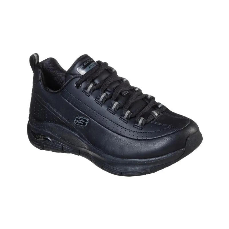 Skechers Arch Fit Arch Fit  Citi Drive Abrasion Resistant Low Top Sports Casual Shoes Women's Black-2