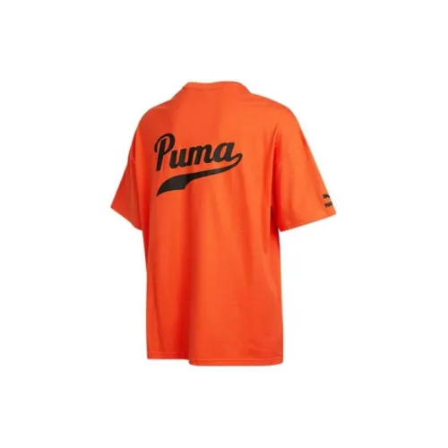 PUMA T-Shirts Men Orange