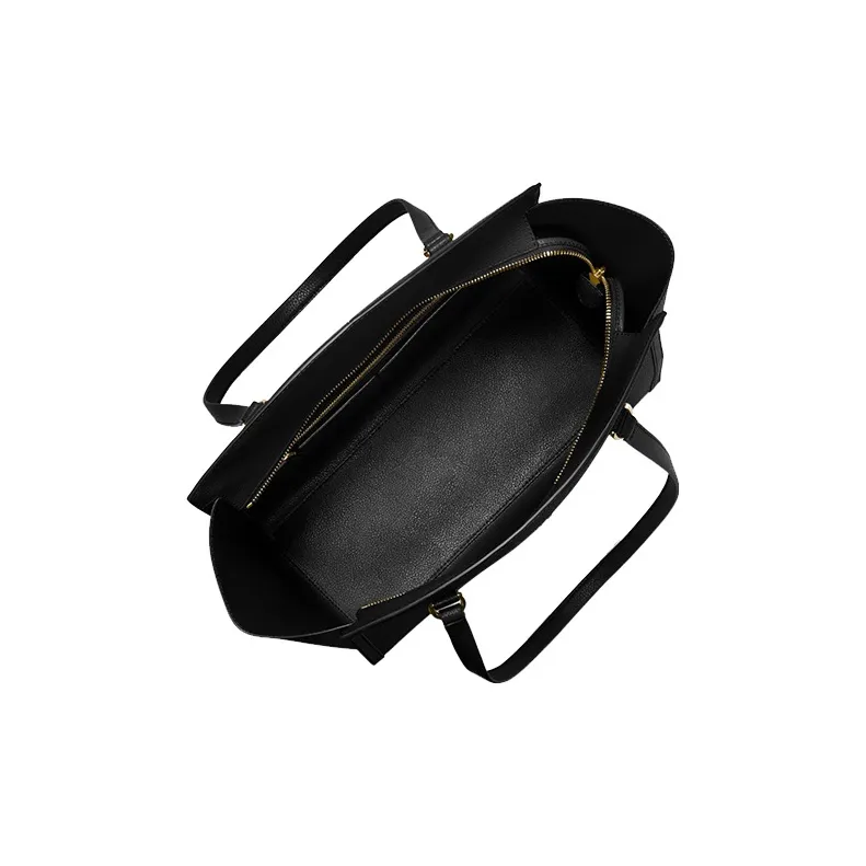 MICHAEL KORS Chantal Pebbled Leather Tote Bag Shopping Bag Shoulder Bag Handbag Large Size Women's Black-1