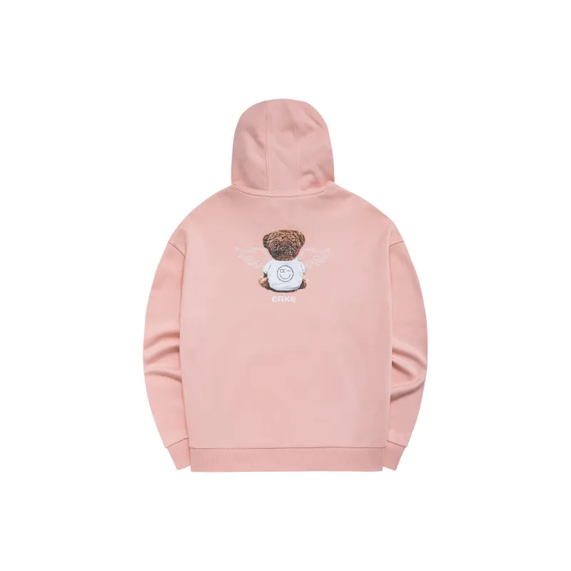 Erke Sweatshirt Women's Smoke Pink Orange-1