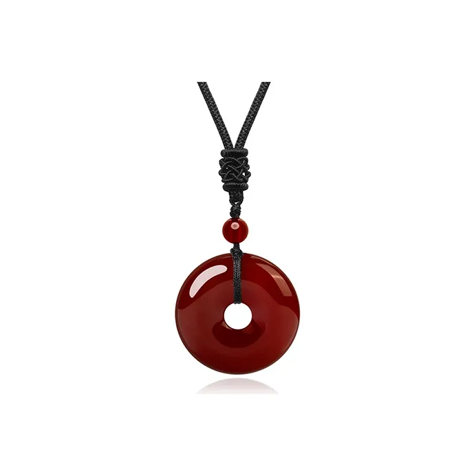 IWE Chalcedony Agate Necklaces Unisex-2