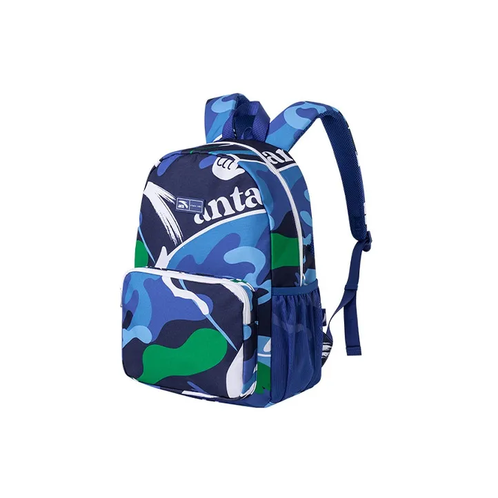 Anta Life Collection PU Double Coated Laptop Backpack Regular Unisex Dazzling Blue-1