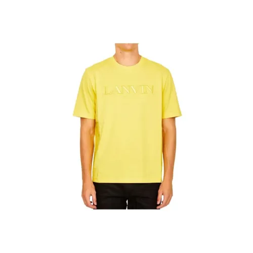 Lanvin T-Shirts Men Yellow