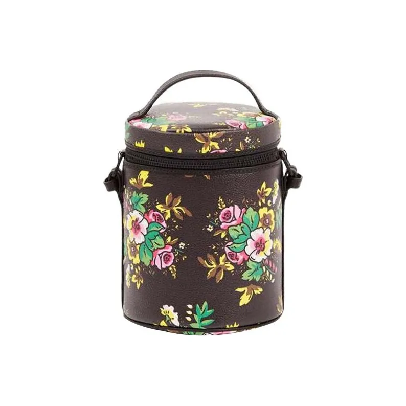KENZO Polyurethane Bucket Bags Shoulder Bag Crossbody Bag Handbag Women's Black-1