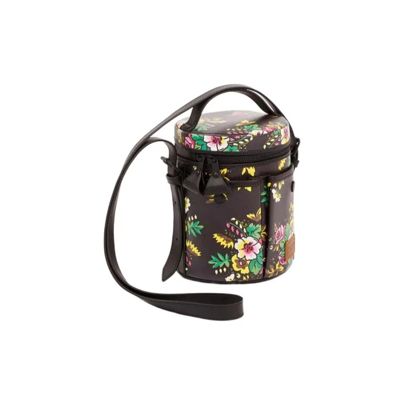KENZO Polyurethane Bucket Bags Shoulder Bag Crossbody Bag Handbag Women's Black-0