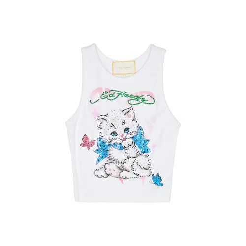 Ed Hardy Tank Tops Women's White