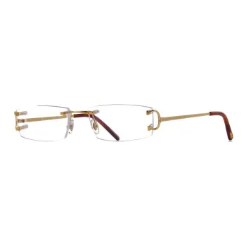 Cartier Rimless Rectangular Frame Glasses