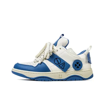 HART DAVIS Rebel II Stylish Skateboarding Shoes Unisex Blue White