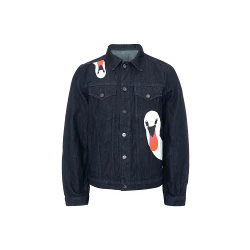 JW Anderson Denim Jackets Men Indigo