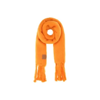 LOEWE Knit Scarves Women's Orange