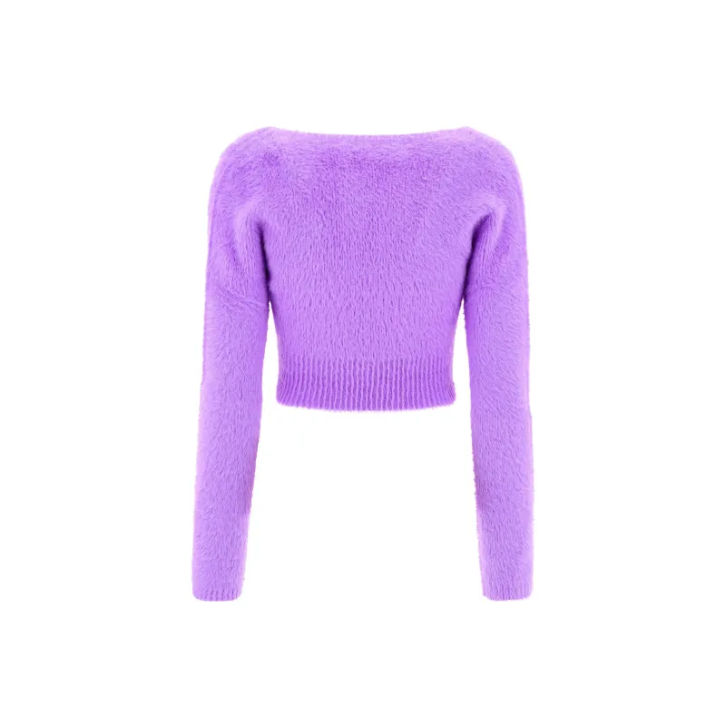 Jacquemus La Maille Neve Manches Lo 'Purple'-1
