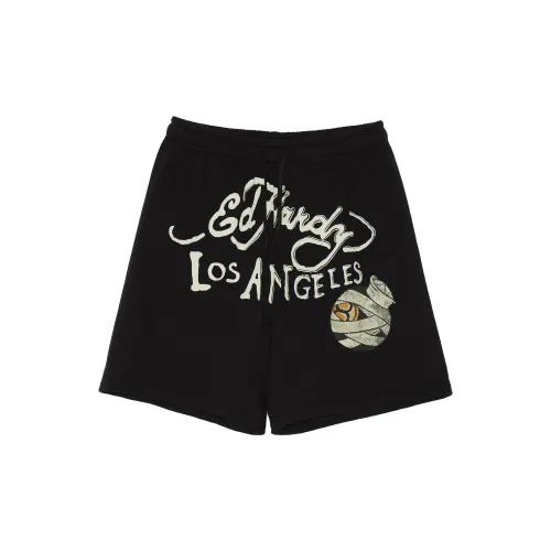 Ed Hardy Casual Shorts Men Black E1OBM362