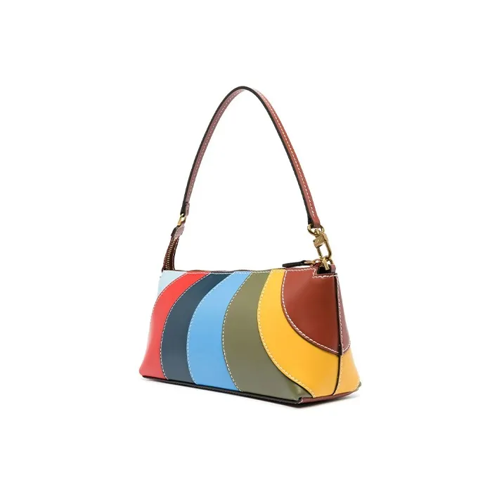 Staud Kaia Calfskin Handbag Shoulder Bag Women's Multicolor-1
