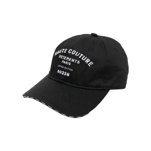 Vetements Baseball Caps Unisex Black