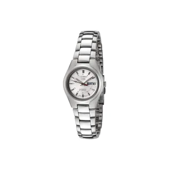 SEIKO Seiko5 Automatic Mechanical Movement Stainless Steel Strap Watch Women's Watch White Dial SYMC21