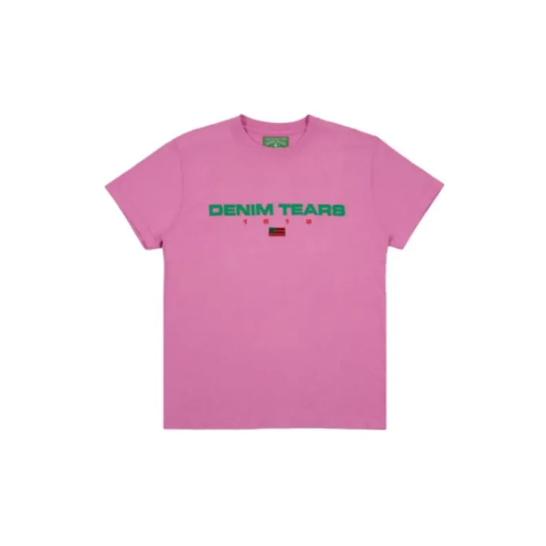 Denim Tears T-Shirts Men Pink-0