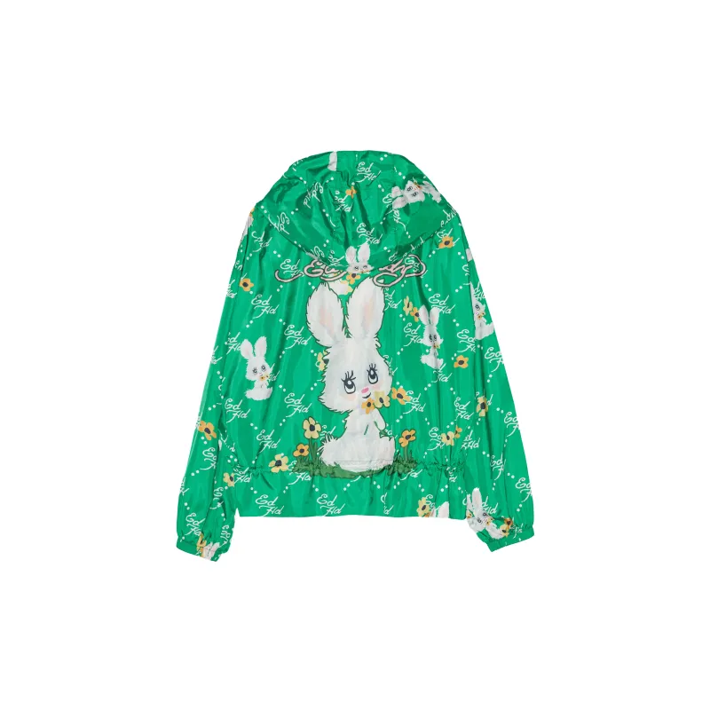 Ed Hardy Loose Fit Jacket Women's Light Verdant Green-1