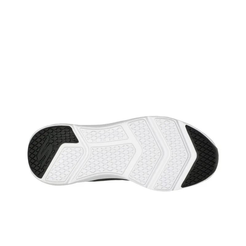 Skechers GO RUN Elevate Wear-Resistant Cushioning Breathable Lightweight Low-Top Running Shoes Women's Black White-4