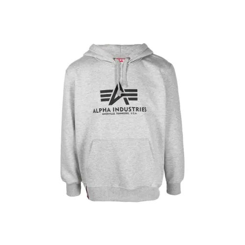 Alpha Industries Sweatshirts Men Gray