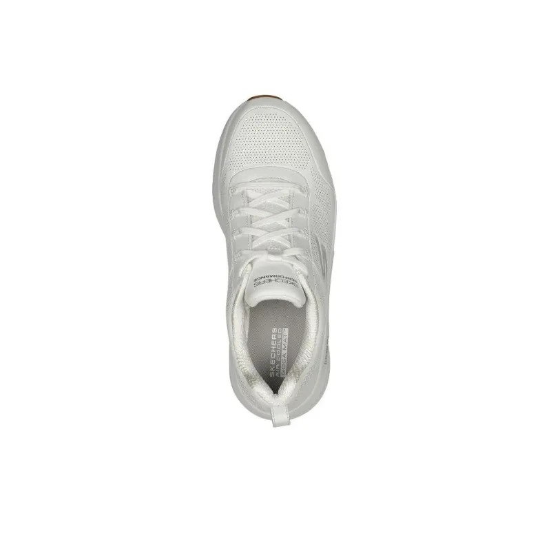 Skechers GO RUN Elevate - Upper Class Wear-resistant Non-slip And Breathable Low-Top Running Shoes Women's White-3