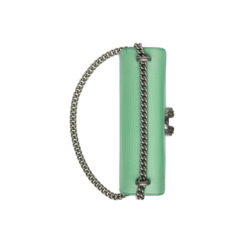 GUCCI Dionysus Lizard Skin Bacchus Bag Crossbody Bag Shoulder Bag Women's Mint Green-3