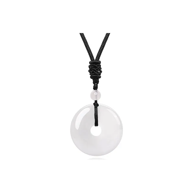 IWE Chalcedony Agate Necklaces Unisex-0