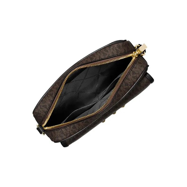 MICHAEL KORS PARKER Polyurethane Shoulder Bag, Crossbody Bag Medium Size Women's Dark Umber-2