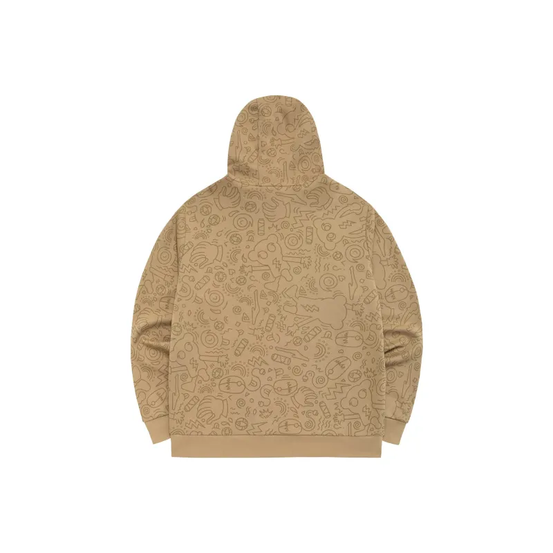 Erke Sweatshirts Unisex Millet Khaki-1