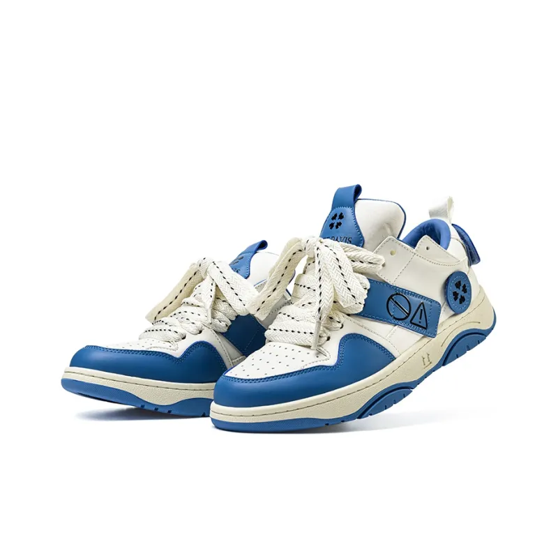 HART DAVIS Rebel II Stylish Skateboarding Shoes Unisex Blue White-2