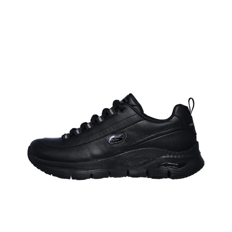 Skechers Arch Fit Arch Fit  Citi Drive Abrasion Resistant Low Top Sports Casual Shoes Women's Black-0