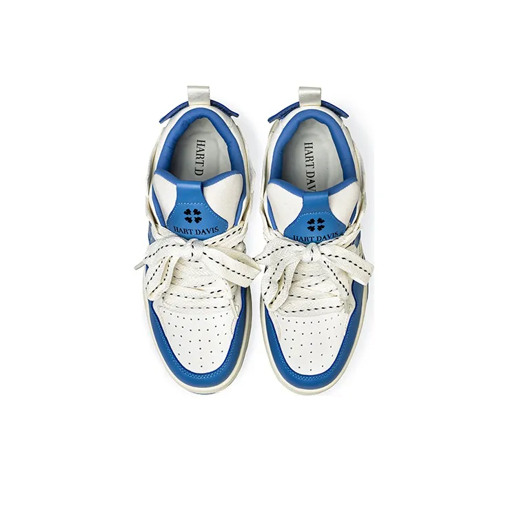 HART DAVIS Rebel II Stylish Skateboarding Shoes Unisex Blue White-4
