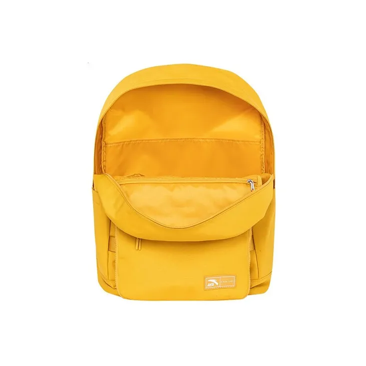 Anta Life Collection Canvas Backpack Regular Unisex Beeswax Yellow-3