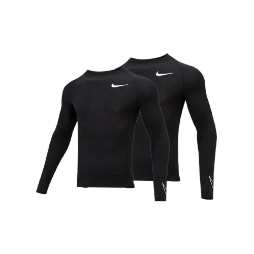 Nike T-Shirts Men Set Of 2 Black