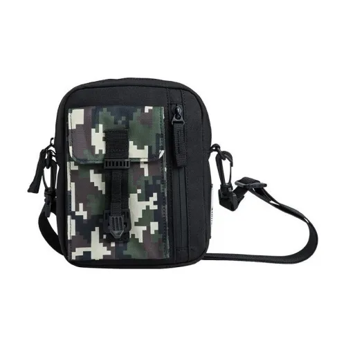 Anta Life Collection Fabric Crossbody Bag Shoulder Bag Unisex Pomegranate Green
