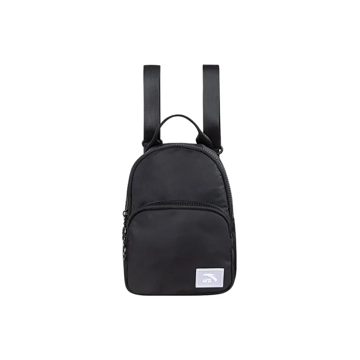 Anta Life Collection Twill Backpack Regular Women's Basic Black-0