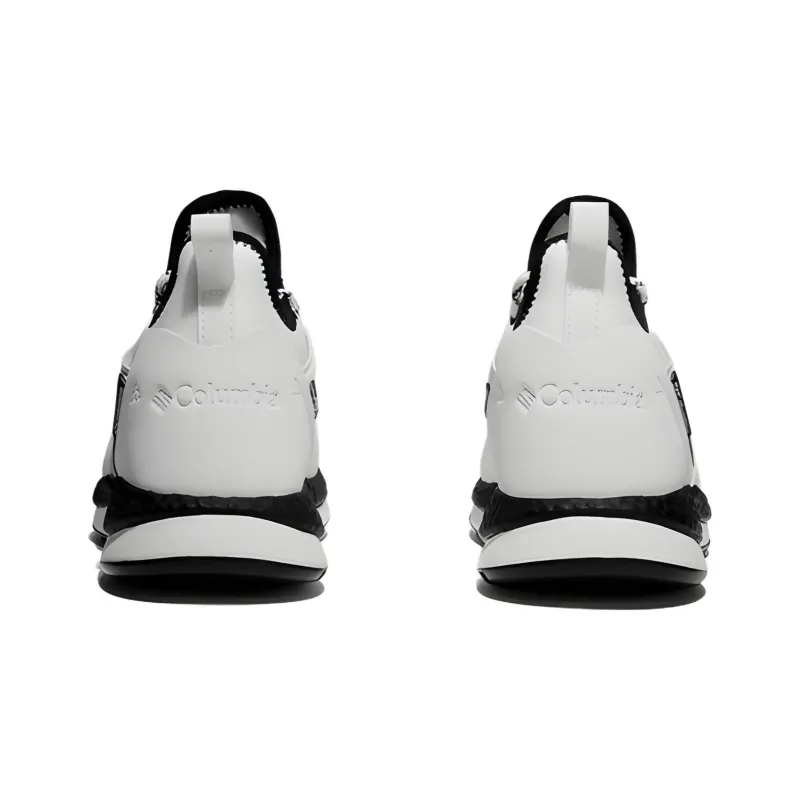 Columbia Anti-Slip Wear-Resistant Waterproof Breathable Lightweight Balance Low-Top Casual Shoes Women's White Black-3